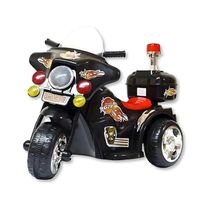 MOTO ELETRICA COM LUZ E SOM 6V PRETO - SHINY TOYS