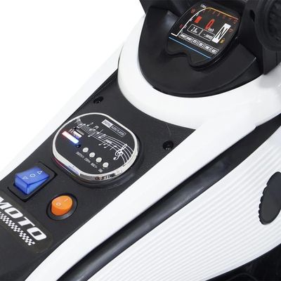 MINI MOTO ELETRICA INFANTIL FURUTISTA 6V BRANCO - IMPORTWAY