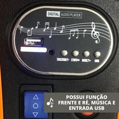 MINI MOTO ELETRICA INFANTIL FURUTISTA 6V BRANCO - IMPORTWAY