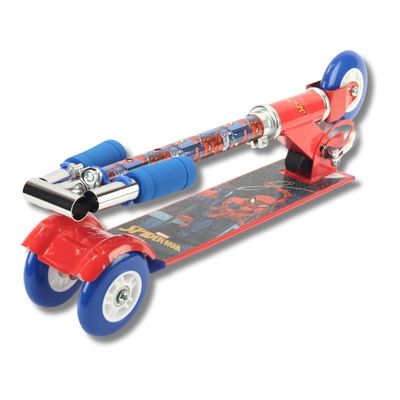 PATINETE INFANTIL AJUSTAVEL E DOBRAVEL HOMEM-ARANHA - BBR TOYS