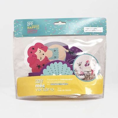 KIT DE MESVERSARIO VIDA DE SEREIA - GO HAPPY