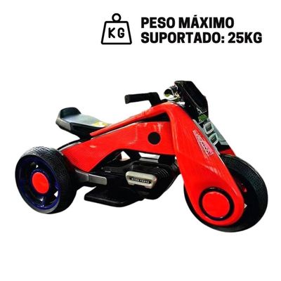 MINI MOTO ELETRICA INFANTIL FURUTISTA 6V VERMELHO - IMPORTWAY
