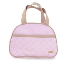 KIT BOLSA MOCHILA MATERNIDADE VENEZA 3 PEÇAS + TROCADOR ROSA - BONI