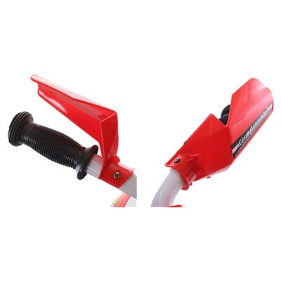 MOTO ELETRICA INFANTIL CROSS COM RODAS DE APOIO VERMELHAO - SHINY TOYS