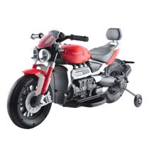 MINI MOTO ELETRICA INFANTIL 6V TRIUMPH ROCKET 3GT VERMELHO - IMPORTWAY