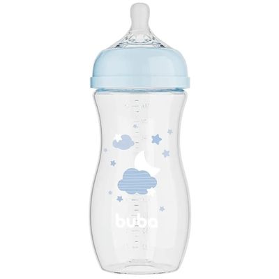 MAMADEIRA EASY FLOW 330ML NUVEM AZUL - BUBA