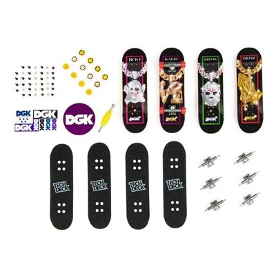 KIT TECH DECH 4 SKATES DE DEDO ULTRA DLX + ACESSORIOS (2891) - HASBRO