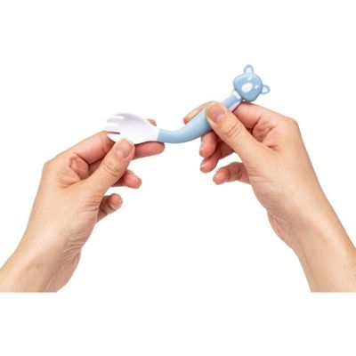KIT DE TALHERES FLEXIVEIS COALA AZUL - BUBA