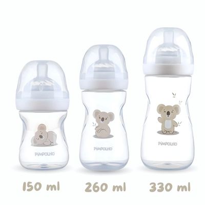 KIIT 3 MAMADEIRAS SERENA COALA BRANCO 150 260 e 330ML - PIMPOLHO
