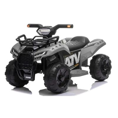 MINI QUADRICICLO ELETRICO INFANTIL 6V CINZA/PRETO - BELFIX