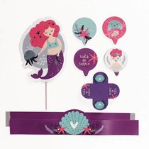 KIT DE MESVERSARIO VIDA DE SEREIA - GO HAPPY