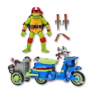 MOTO COM GARUPA TARTARUGAS NINJA RAPHAEL (3673) - SUNNY