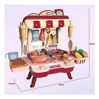 KIT MINI CASA ENCANTANDA 34 PECAS LUZ E SOM SOLTA FUMAÇA - ZIPPY TOYS