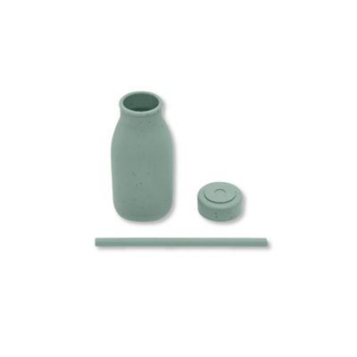 COPO COM CANUDO SILICONE 200 ML PLATINUM SAGE - KIKKA BOO
