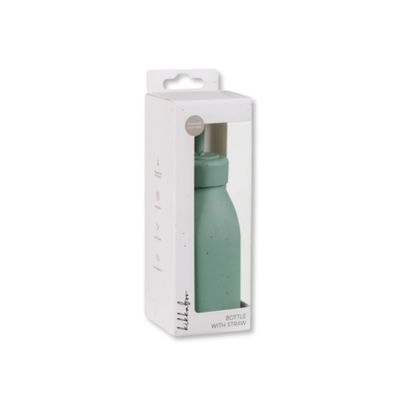 COPO COM CANUDO SILICONE 200 ML PLATINUM SAGE - KIKKA BOO