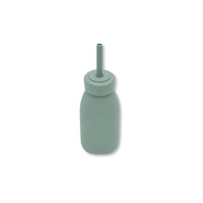 COPO COM CANUDO SILICONE 200 ML PLATINUM SAGE - KIKKA BOO