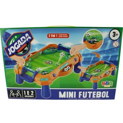 JOGO MINI FUTEBOL DE MESA DUPLO - BBR TOYS