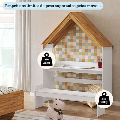 KIT CASINHA BRANCO BRILHO/AMENDOA - MOVEIS PEROBA