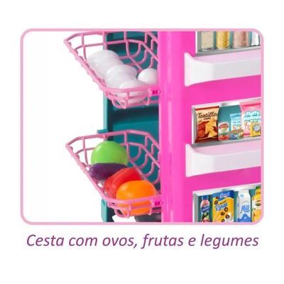 COZINHA INFANTIL GOURMET COM ACESSORIOS - MAGIC TOYS