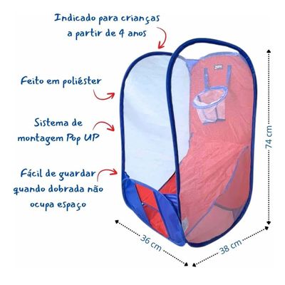 JOGO BASKET GAME KIDS CESTA DE BASQUETE (BGK2201) - ZIPPY TOYS