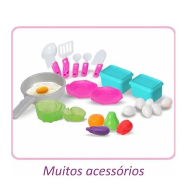 COZINHA INFANTIL GOURMET COM ACESSORIOS - MAGIC TOYS