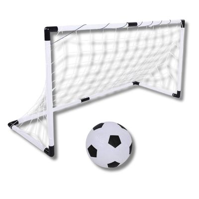 CONJUNTO GOLZINHO DE FUTEBOL COM TRAVA E BOLA - BBR TOYS
