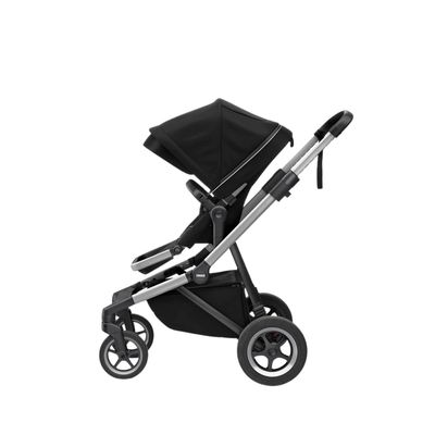 CARRINHO DE BEBE SLEEK C/ MOISES MIDNIGHT BLACK - THULE