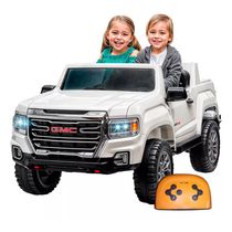 CARRO ELETRICO 2 LUGARES GMC CANYON AT4 12V BRANCO - IMPORTWAY