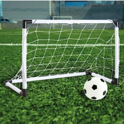 CONJUNTO GOLZINHO DE FUTEBOL COM TRAVA E BOLA - BBR TOYS