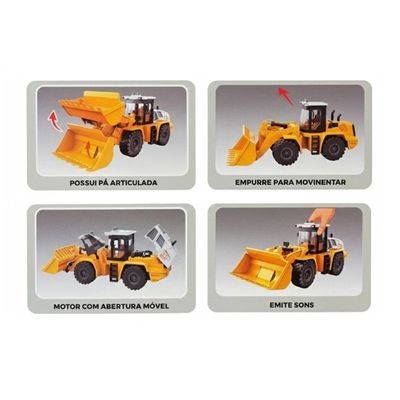 CARRINHO DE BRINQUEDO MEGA TRATOR - BBR TOYS