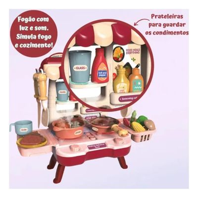 KIT MINI CASA ENCANTANDA 34 PECAS LUZ E SOM SOLTA FUMAÇA - ZIPPY TOYS