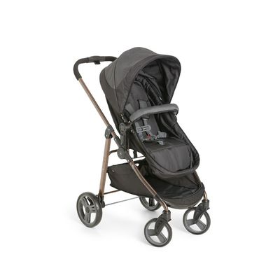 Carrinho de Bebê Moisés Olympus Black com Bebê Conforto - Galzerano