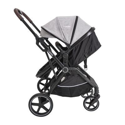 CARRINHO DE BEBE NOMAD MELANGE GRAFITE - KIDDO