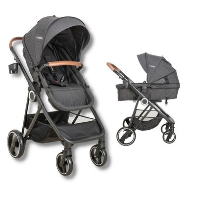 CARRINHO COSMOS MELANGE PRETO - KIDDO