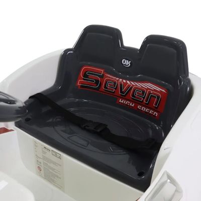 CARRO ELETRICO ESPORTIVO 6V CONTROLE REMOTO BRANCO - BELFIX