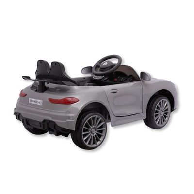 CARRINHO ELETRICO COM CONTROLE REMOTO ZU-7 12V CINZA (CE25092)