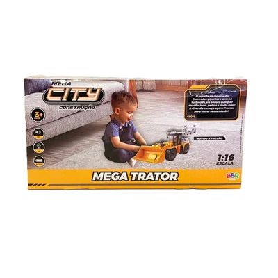 CARRINHO DE BRINQUEDO MEGA TRATOR - BBR TOYS