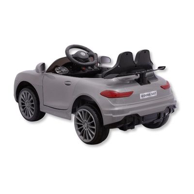 CARRINHO ELETRICO COM CONTROLE REMOTO ZU-7 12V CINZA (CE25092)