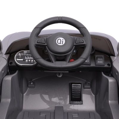 CARRINHO ELETRICO COM CONTROLE REMOTO ZU-7 12V CINZA (CE25092)