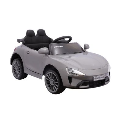 CARRINHO ELETRICO COM CONTROLE REMOTO ZU-7 12V CINZA (CE25092)