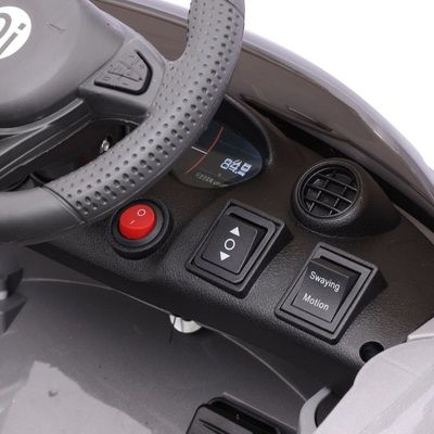CARRINHO ELETRICO COM CONTROLE REMOTO ZU-7 12V CINZA (CE25092)