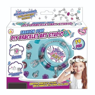 KIT PULSEIRAS CRIATIVA 19 PEÇAS STYLE FASHION (MK24394) - ZIPPY TOYS