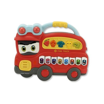 BRINQUEDO EDUCATIVO TECLADO MUSICAL BOMBEIRINHO - BBR TOYS