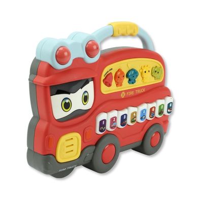 BRINQUEDO EDUCATIVO TECLADO MUSICAL BOMBEIRINHO - BBR TOYS