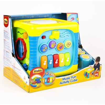 BRINQUEDO CUBO DE ATIVIDADES MUSICAL - WINFUN