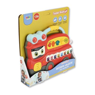 BRINQUEDO EDUCATIVO TECLADO MUSICAL BOMBEIRINHO - BBR TOYS