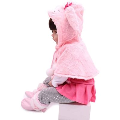 BONECA BEBE REBORN BABY SARAH 18 100% VINIL - SHINY TOYS