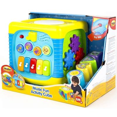 BRINQUEDO CUBO DE ATIVIDADES MUSICAL - WINFUN