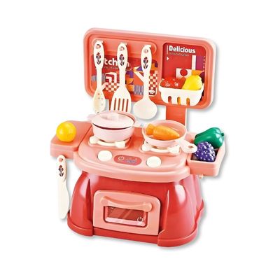 BRINQUEDO FOGAO COM UTENSILIOS COZINHA DIVERTIDA - BBR TOYS