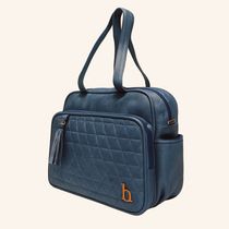 BOLSA MATERNIDADE LOTUS MEDIA AZUL JEANS - BONI